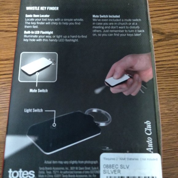 Totes, Whistle Key Finder, Key Chain, Accessories - Picture 2 of 2